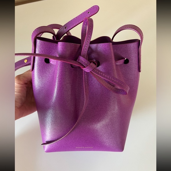 Mini Mini Saffiano Bucket